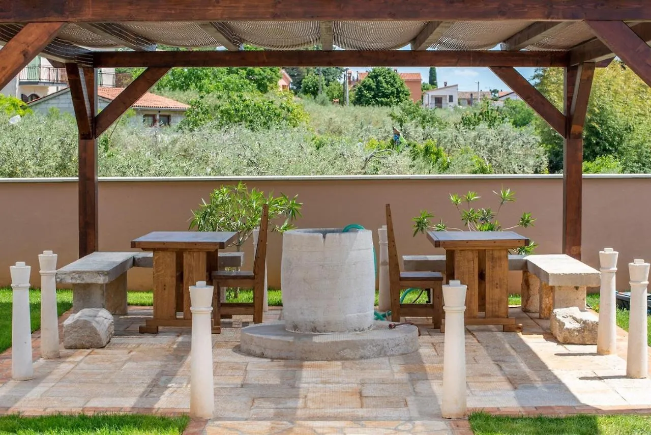 Via Flavia With Common Pool Hotell Labinci Kroatien